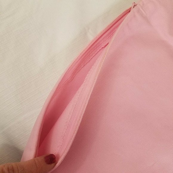 Pillow Cover Pink 22x22 In Square New Solid - Picture 5 of 9